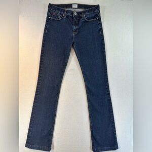 Hudson Jeans Elle Midrise Baby Boot Size 27 Dark Wash Stretch Denim